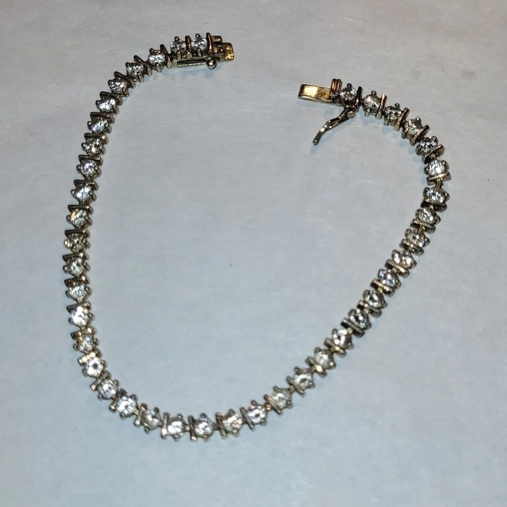 925 Women's Bracelet with Rhinestones